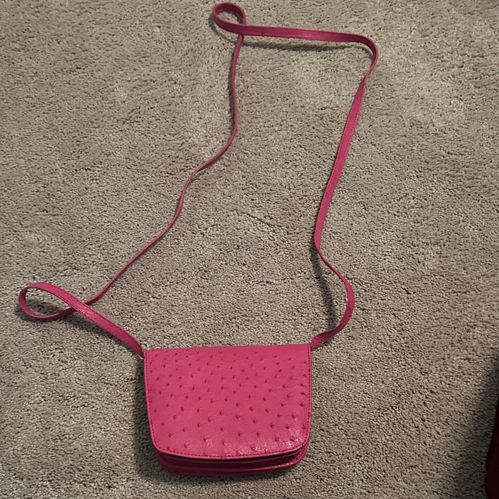 Elegant Pink Crossbody Bag
